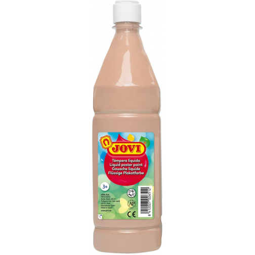 Jovi plakkaatverf, fles van 1000 ml, vleeskleur