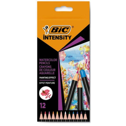 Bic aquarelpotlood Intensity, etui van 12 stuks