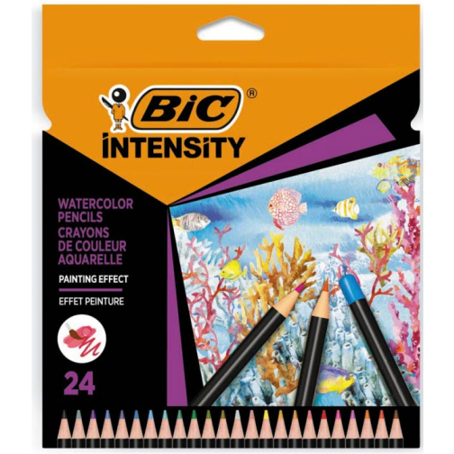Bic aquarelpotlood Intensity, etui van 24 stuks