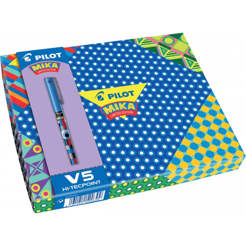 Pilot roller Hi-Tecpoint Mika Limited Edition, geschenkdoos met 6 rollers