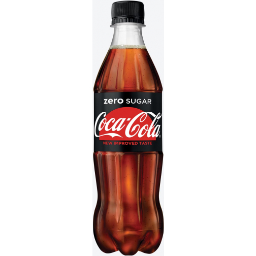 Coca-Cola Zero frisdrank, fles van 50 cl, pak van 24 stuks