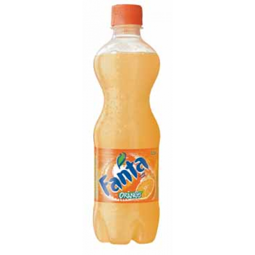 Fanta Orange frisdrank, fles van 50 cl, pak van 24 stuks