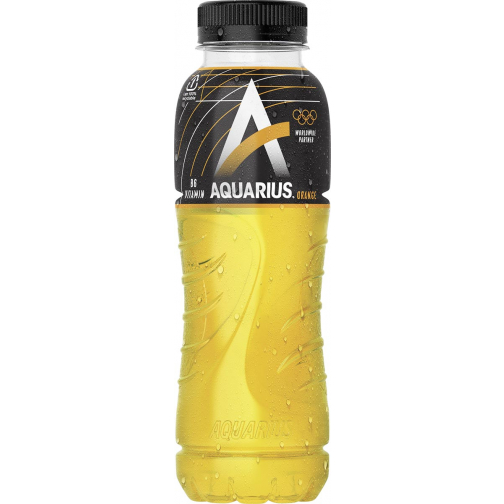 Aquarius Orange frisdrank, fles van 33 cl, pak van 24 stuks