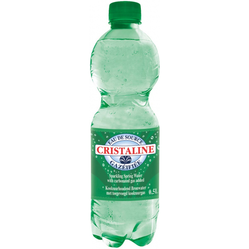 Cristaline bruisend water, fles van 50 cl, pak van 24 stuks
