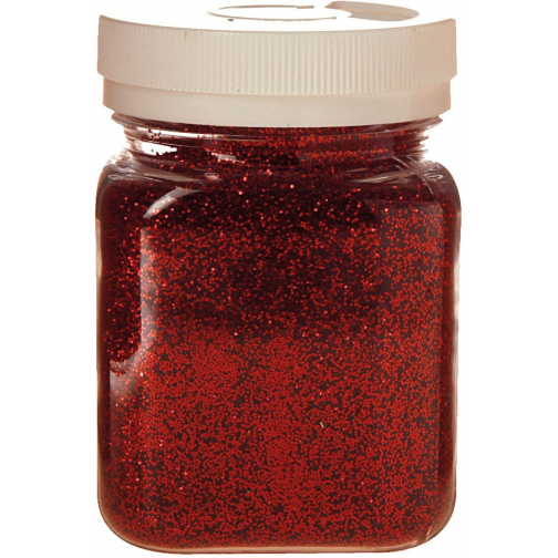 Bouhon Glitterpoeder, pot van 115 g, rood