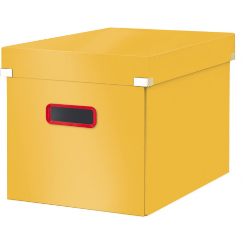 Leitz Cosy Click & Store kubus grote opbergdoos, geel