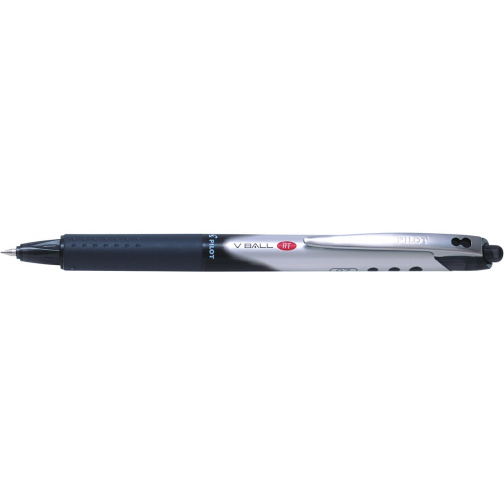 Pilot liquid-ink roller V-Ball RT 07, medium punt, zwart