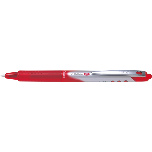 Pilot liquid-ink roller V-Ball RT 07, medium punt, rood