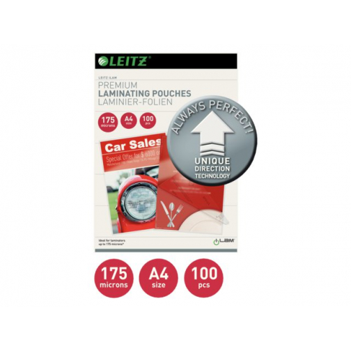 Lamineerhoes Leitz ILAM A4 2x175micron 100stuks