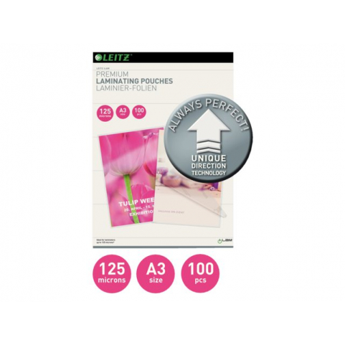 Lamineerhoes Leitz ILAM A3 2x125micron 100stuks