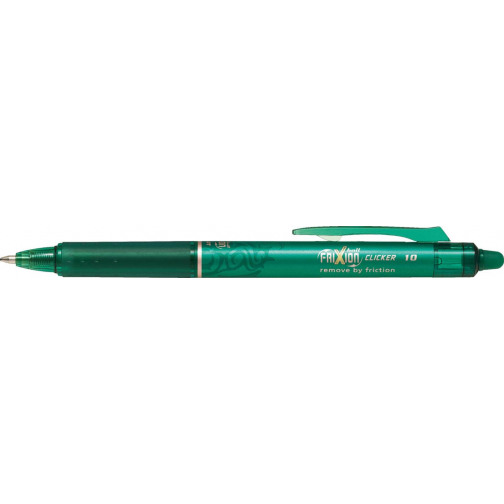 Pilot balpen FriXion Ball Clicker 10 groen