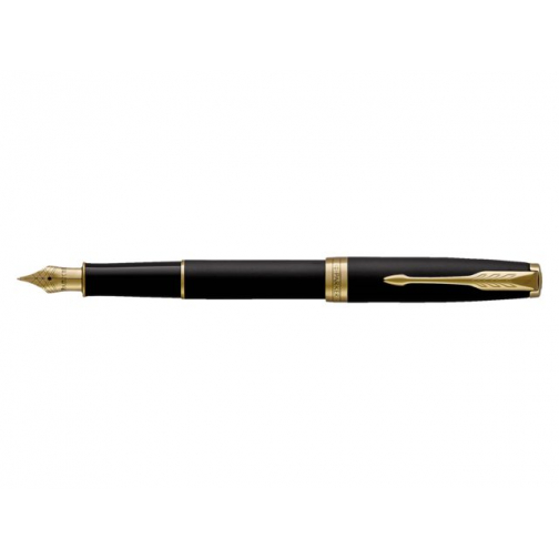 Vulpen Parker Sonnet matte black lacquer GT medium