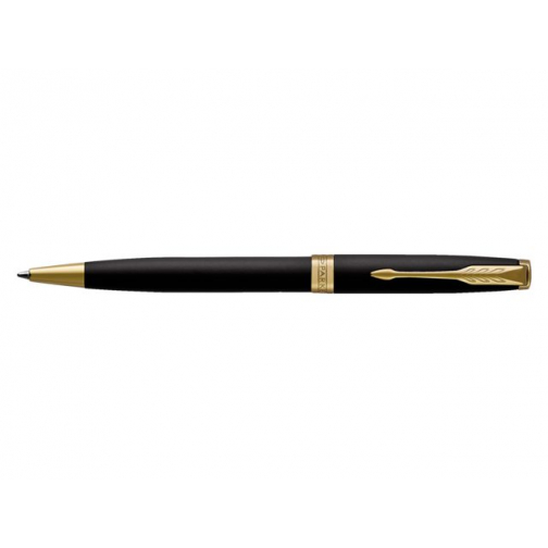 Balpen Parker Sonnet matte black lacquer GT medium