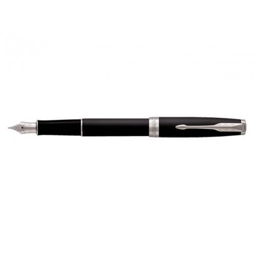 Vulpen Parker Sonnet matte black lacquer CT medium