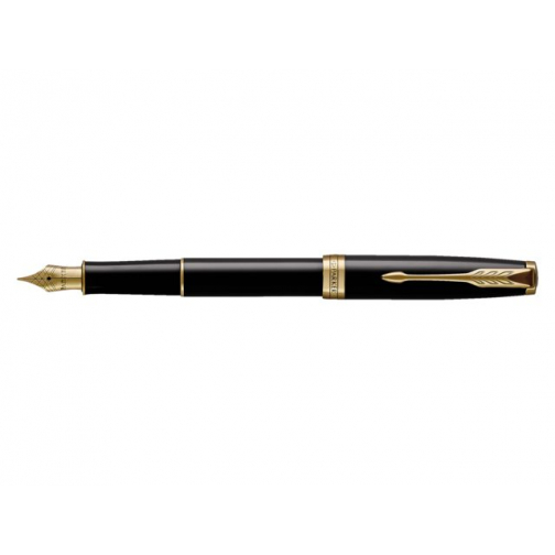 Vulpen Parker Sonnet black lacquer GT medium