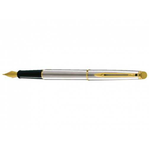 Vulpen Waterman HÃÂ©misphÃÂ¨re stainless steel GT fijn