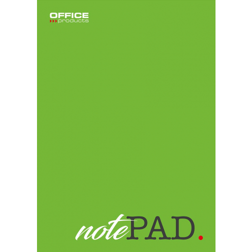 OFFICE products schrijfblok, 60 g/m², ft A4, geruit, blok van 50 vel