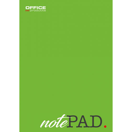 OFFICE products schrijfblok, 60 g/m², ft A5, geruit, blok van 50 vel
