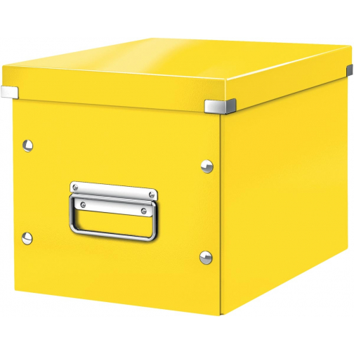 Leitz Click & Store kubus middelgrote opbergdoos, geel