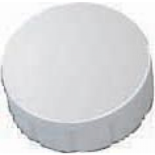 MAUL magneet Solid, 15 mm, trekkracht 150 gr, doos van 10 stuks, wit