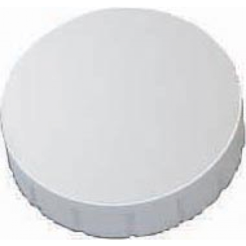 MAUL magneet Solid, 24 mm, trekkracht 600 gr, doos van 10 stuks, wit