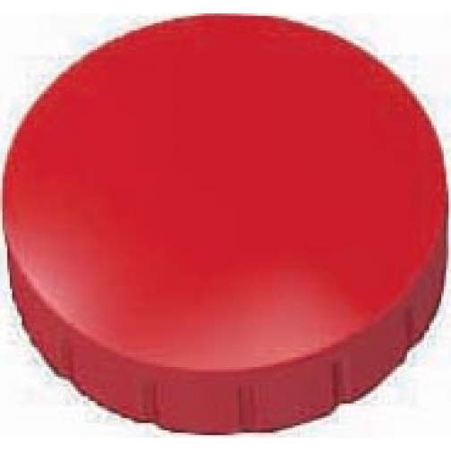 MAUL magneet Solid, 24 mm, trekkracht 600 gr, doos van 10 stuks, rood