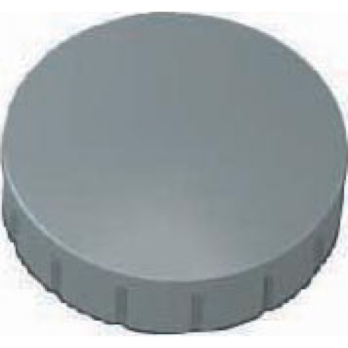 MAUL magneet Solid, 24 mm, trekkracht 600 gr, doos van 10 stuks, grijs