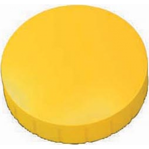 MAUL magneet Solid, 32 mm, trekkracht 800 gr, doos van 10 stuks, geel