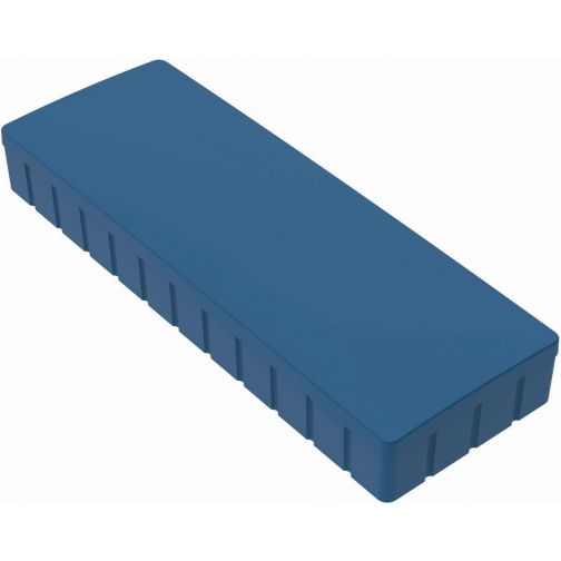 MAUL magneet Solid rechthoek 54x19mm trekkracht 1kg doos 10 blauw