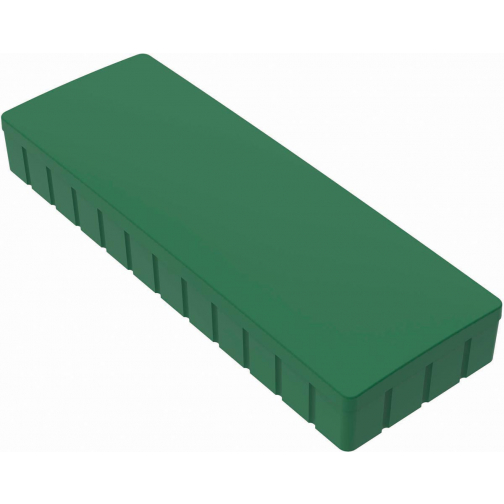 MAUL magneet Solid rechthoek 54x19mm trekkracht 1kg doos 10 groen