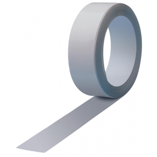 MAUL metaalband Standaard lijst zelfklevend 500x3.5cm wit, op lengte te knippen