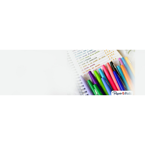 Fineliner Paper Mate Flair 0.7mm valuepack ÃÂ¡ 36 stuks blauw