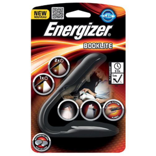 Energizer leeslamp Booklite, inclusief 2 CR2032 batterijen, op blister