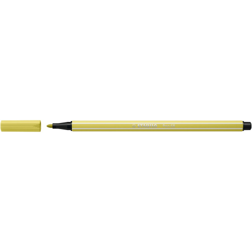 STABILO Pen 68 viltstift, mosterdgeel