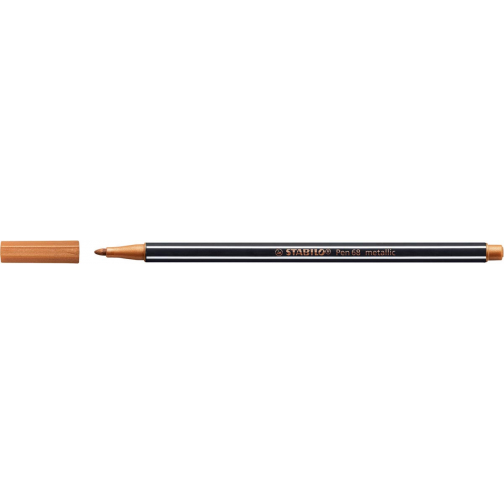 STABILO Pen 68 metallic viltstift, koper