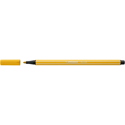 STABILO Pen 68 viltstift, currygeel