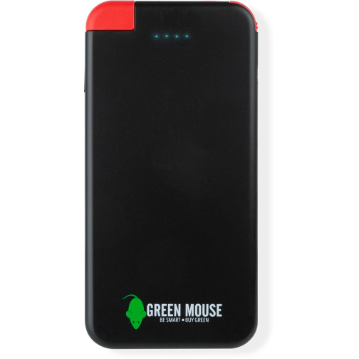Greenmouse Mini powerbank, 5.000 mAh, zwart