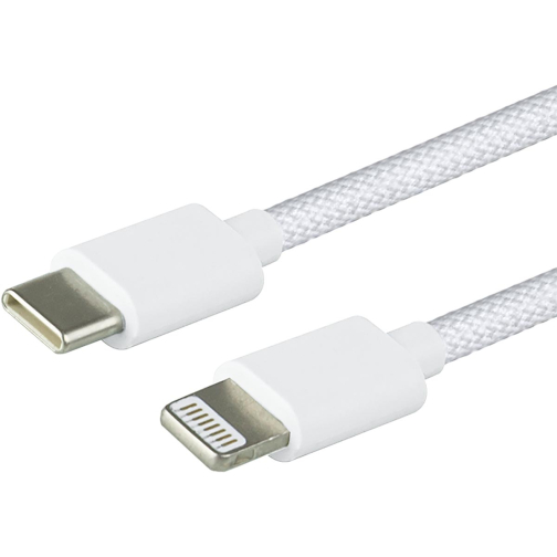 Greenmouse Lightning USB-C kabel, USB-C naar 8-pin, 2 m, woven