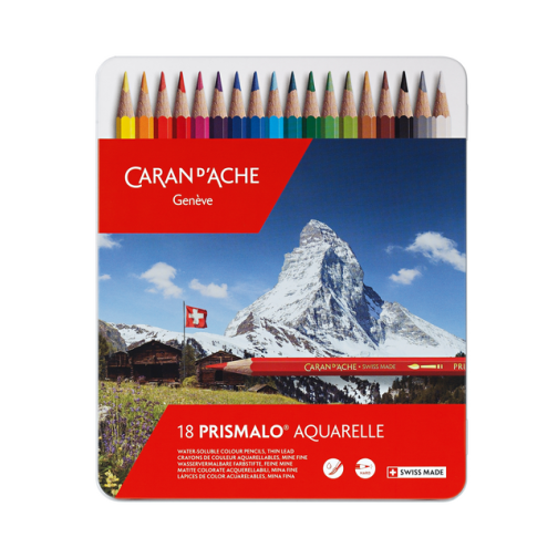 Kleurpotloden Caran d'Ache Prismalo 18 stuks assorti