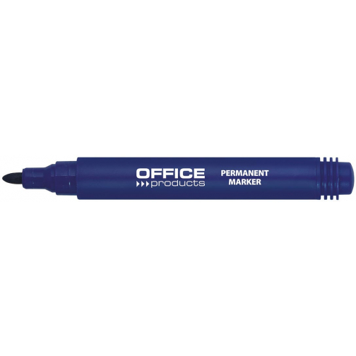 OFFICE products permanent marker 1-3 mm, rond, blauw