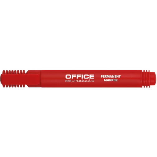 OFFICE products permanent marker 1-3 mm, rond, rood