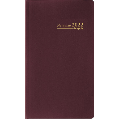 Brepols Notaplan Seta, bordeaux, 2026