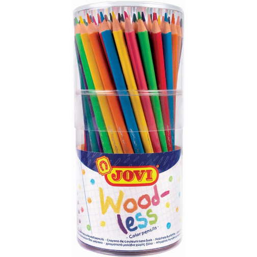 Jovi Kleurpotlood Woodless, doos van 48 stuks