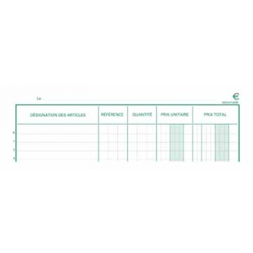 Exacompta inventaris, ft 32 x 19,5 cm, Franstalig