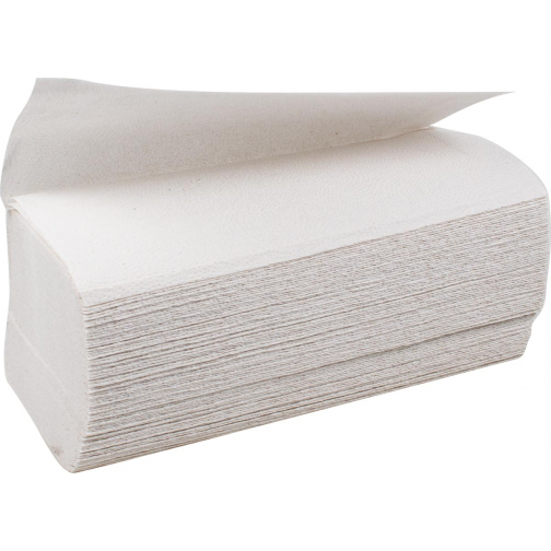 Papieren handdoek P2P Profi, Z-vouw, 2-laags, doos van 3.200 stuks