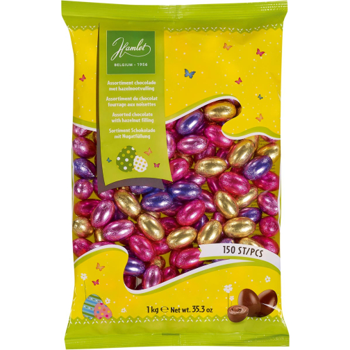 Hamlet paaseitjes, assorti, zak van 1 kg