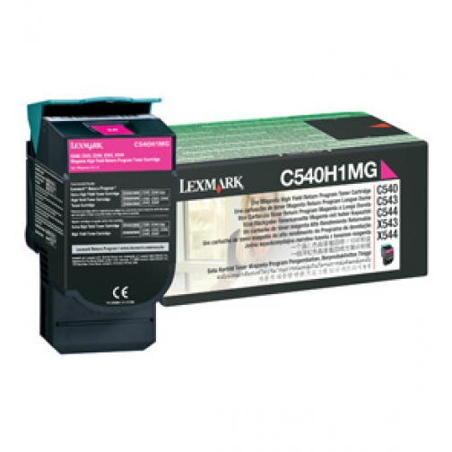 Lexmark tonercartridge C540H1MG magenta return