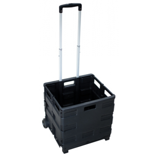 Opvouwbare steekwagen met krat, ft 38 x 40,5 x 42 cm, maximum 35 kg