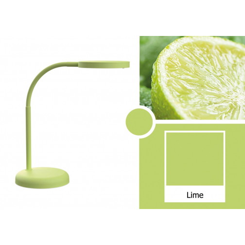 MAULjoy bureaulamp, LED, op voet, lime green