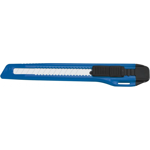 Westcott office cutter, 9mm, zwart/blauw, op blister